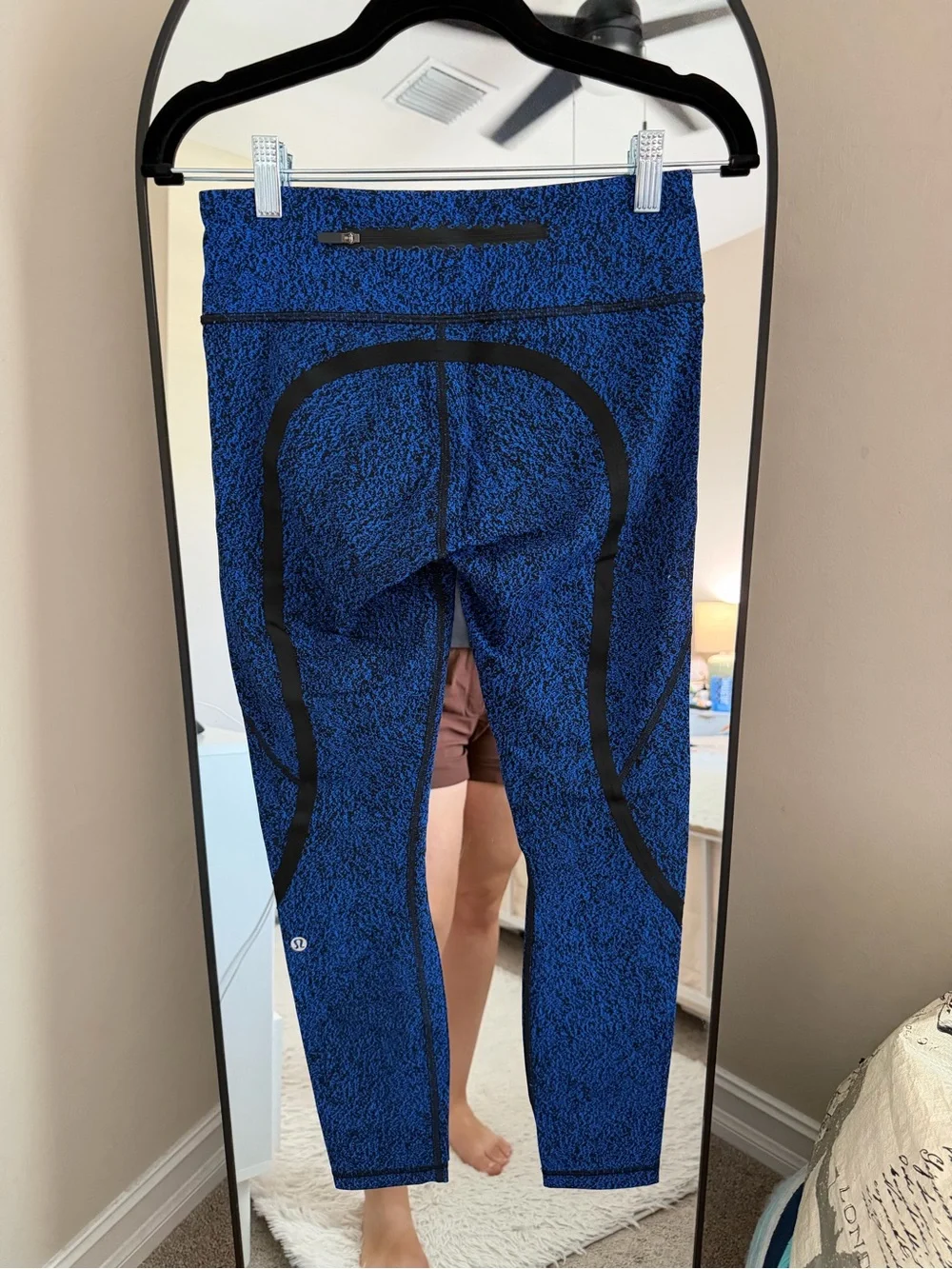 lululemon athletica Blue Speckled High-Rise Leggings
